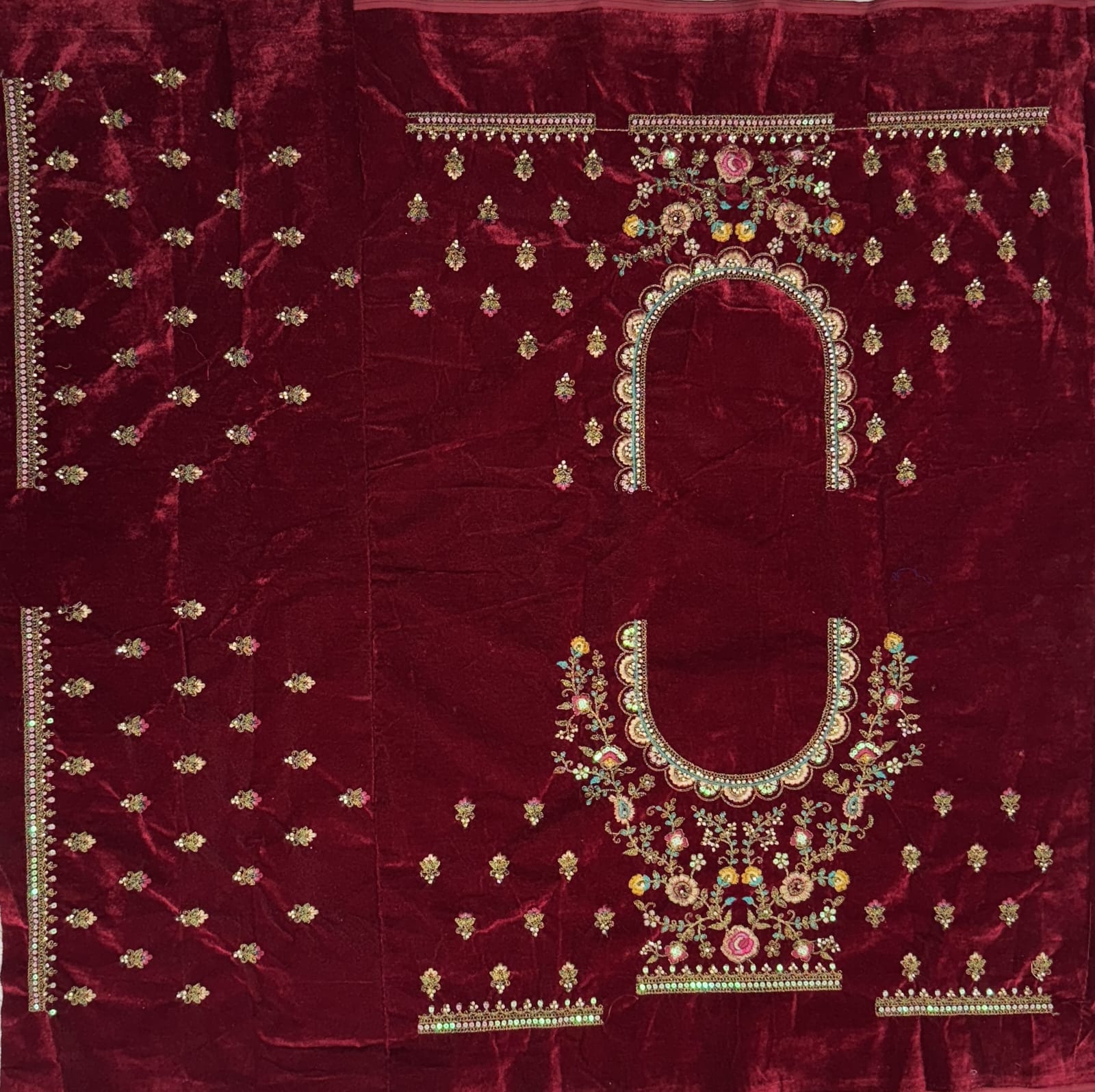 Gracious Heavy Dupatta And Hand Mirror Crafted Bridal Lehenga Choli 